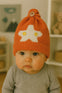 Orange Winter Warm Star Knitting Hat Cap (0-24 Months) CP5002D